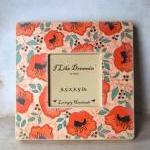 Orange blossoms Wood frame
