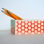 Pretty Polka Dot Pencil Box