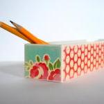 Pretty Polka Dot Pencil Box