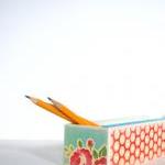 Pretty Polka Dot Pencil Box