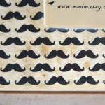 Mustache Picture Frame - Bl..